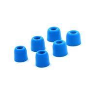 ALCXAZS 3 Paires KZ écouteur oreillette Intra-auriculaire Confortable antidérapant écouteurs Portable Amovible épaississement Embouts Basse Casque, Bleu