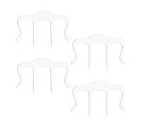 ALCXAZS 4 pièces acrylique support de musique Clip résistant à l'usure grands trombones universel discours brouillon Page titulaire cadeaux pour musiciens