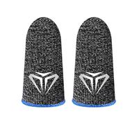 ALCXAZS 5 paires de manches du bout des doigts de jeu téléphone portable gants anti-dérapants anti-transpiration sensibles anti-empreintes digitales, Type bleu 1