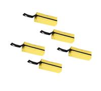 ALCXAZS 5xTool Pouch Tote Bag Zippered Zipper Résistance à l'usure Commodité Organisation Matériel Organisateur Conteneur Outils Sac, Jaune, Petite Taille