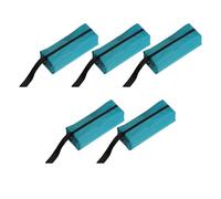 ALCXAZS 5xTool Pouch Tote Bag Zippered Zipper Résistance à l'usure Commodité Organisation Matériel Organisateur Conteneur Outils Sac, Bleu, Petite Taille