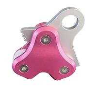 ALCXAZS Accessoires de plongée Haute Performance : Poulie d'apnée, Enrouleur de Corde en Aluminium, équipement Compact et Facile d'utilisation, Rose, 9 x 11.5 cm