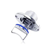 ALCXAZS Acier Ovale Bateau égouttoir Stern Valve résistant à la Corrosion Anti-débordement Cabine Marine Bague d'étanchéité matériel de Trou de Drainage, Bleu