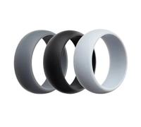 ALCXAZS Bague de doigt en silicone Bandes de mariage Bijoux mode Modes vie actifs Exercice Natation Vélo Travail manuel Bague mariage en silicone Bandes caoutchouc