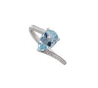 ALCXAZS Bague de fiançailles en forme de goutte d'eau pour femmes, bague mariage pour femmes et cérémonie, ce qui attire l'attention, se démarque la foule comme symbole d'amour