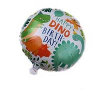 ALCXAZS Ballons d'anniversaire Film d'aluminium Maison sur le thème des dinosaures Kit de décorations de chambre ballon Accessoires photo pour accessoire fête bébé, Éléments dinosaure