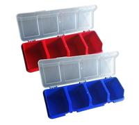 ALCXAZS Boîte de Rangement Robuste pour visserie avec Couvercle - Excellente boîte de Rangement pour vis - Permet Les Petites pièces - pour vis