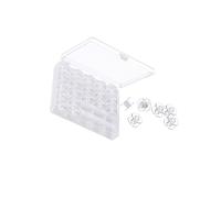 ALCXAZS Boîte de rangement transparente et légère pour 25 bobines de canettes machine à coudre, idéale pour les débutants en broderie. Outil couture et loisirs créatifs.