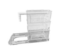 ALCXAZS Boîte de récupération des filtres d'aquarium : Solutions innovantes pour Un accès et Un Entretien faciles des mousses filtrantes dans Les systèmes de Filtration pour Petits Aquariums.