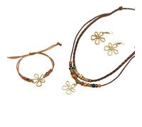 ALCXAZS Boucles d'oreilles Multicouches Creuses. Élégantes et Design. Parfaites pour la Superposition, Elles conviennent Aussi Bien pour aux Seniors Qu', Coloré, Ensemble 3 pièces