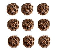 ALCXAZS Boule de Branche de Saule Naturel, Jouet Amusant pour Petits Animaux, pour Joie pour Animaux Compagnie, Lapin, Jouets à mâcher, Cochon d'Inde, Jouets Amusants