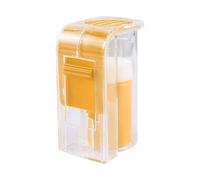 ALCXAZS Bouteille de marqueur à main en plastique réutilisable et Durable, outils de jardin pour abeilles pour l'élevage la reine des abeilles, Durable et sûr pour les apiculteurs , jaune