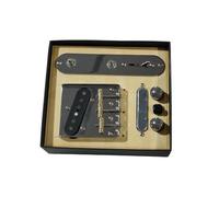 ALCXAZS Bridge - ensemble de plaques à 3 lignes chargées, Kit de micros guitare, Instrument remplacement électrique, offre d'approvisionnement musical