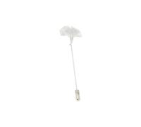 ALCXAZS Broche Ginkgo pour homme, insigne de cravate, broche de revers, ornement pour défilé mode, bal promo, mariage, demoiselle d'honneur, bijou pour costume chemise, bijou mariage, marié,
