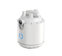 ALCXAZS Caméra de Suivi Automatique du Visage stabilisateur de cardan Support Prise Vue Intelligent 360 Rotation Double Geste Reconnaissance des Visages, Blanc