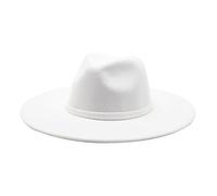 ALCXAZS Chapeau de cowgirl Lady Jazz, automne-hiver, chapeau à large bord, accessoire classique d'extérieur, look charmant et idéal pour les déguisements et les fiançailles.
