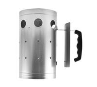 ALCXAZS Cheminée d'allumage à Charbon de Bois pour Barbecue à allumage - Résistante l'air Uniforme et Efficace, Combustion du Charbon Essentielle et Camping