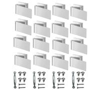 ALCXAZS Clips de porte et fenêtre anti-tempête, solution durable et robuste pour la sécurité des bibliothèques, volets anti-ouragans, clips de fenêtre, Blanc