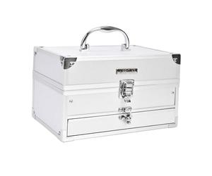 ALCXAZS Coffret cadeau élégant de voyage comprenant une trousse de maquillage et un ensemble base pour organiser vos cosmétiques en voyage et à la maison. Ce coffret offre une large gamme teintes.