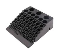 ALCXAZS Coffret de rangement distributeur de forets à roulements pour outils CNC, offrant un accès facile pendant les projets. Plateau rangement pour fraises défonceuse pouvant contenir 85 forets.