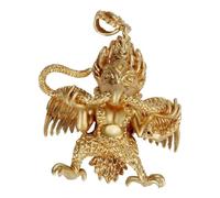 ALCXAZS Collier pendentif artisanal « Éliminer la négativité » - Bouddhisme tibétain - Garuda - Beauté exquise - Symbole culturel fort - Accessoires de création de colliers