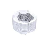 ALCXAZS Conduit d'évacuation d'air flexible en aluminium pour sèche-linge, gaine épaisse et durable, efficace pour l'installation d'un ventilateur, 3.15 pouces