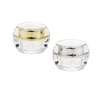 ALCXAZS Contenants vides pour baumes à lèvres, crèmes et poudres. Organisation efficace du maquillage et facile à transporter. Se visse facilement pour un rangement compact.
