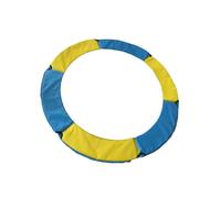 ALCXAZS Coussin de Remplacement de Couverture Ressort Trampoline pour Le Rembourrage sécurité Rond imperméable Durable, Jaune Bleu, 1.5 m