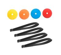 ALCXAZS Disques cibles à Sangles réglables pour l'entraînement de Football, conçus pour améliorer Les compétences de Lancer Professionnelles Lors d'entraînements ludiques. Sangles réglables avec