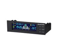 ALCXAZS Écran d'affichage de Thermostat d'ordinateur fiable avec contrôle Complet de la température et réglages la Vitesse du Ventilateur pour Une efficacité optimale. Boîtier d'ordinateur avec