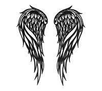ALCXAZS Élégante décoration murale en forme d'aile d'ange en métal, idéale pour un mariage, un anniversaire tout simplement pour se renforcer. Découpe minimaliste.