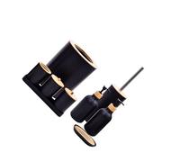 ALCXAZS Ensemble complet d'accessoires de salle de bain comprenant distributeur de savon, porte-cotons-tiges, porte-brosses à dents, porte-savon, porte-brosses à dents,