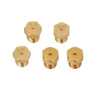 ALCXAZS Ensemble de brûleurs à gaz Premium 5 pièces/ensemble pour cuisinière-ensemble d'injecteurs de Kits Conversion GPL plaque cuisson au gaz naturel en métal Durable et fiable