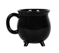 ALCXAZS Ensemble de tasses d'Halloween avec chaudrons en forme de tasses personnalisées pour chaudrons de sorcières, potion de sorcière adaptée Pour aux, Noir sans décalcomanies, 201-300 ml