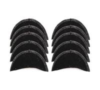 ALCXAZS Épaulettes en éponge tendance pour la couture et les loisirs créatifs, accessoires pour vêtements d'affaires masculins. Tissu spécialement conçu pour une forme, Noir, 0.8 cm