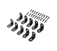 ALCXAZS Équerre de Renfort Robuste pour assurant stabilité et solidité Lors de l'assemblage Meubles. Construction fiable en Acier Inoxydable. Support d'angle Droit. Tiroir en Acier Inoxydable.