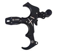 ALCXAZS Équipement de à l'arc X1 dégagement d'arc à poulies poignée trois doigts abordable fournitures de plein air aide la libération haute sensibilité