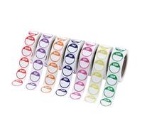 ALCXAZS Étiquettes autocollantes d'identification claire des jours de la semaine, polyvalentes pour l'organisation, codage couleur, étiquettes alimentaires, points amovibles,