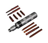 ALCXAZS Extracteur de vis professionnel robuste pour boulons, comprenant un jeu de tournevis à percussion et une mallette transport légère. Outil industriel d'extraction vis avec mallette