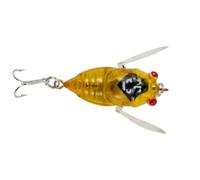 ALCXAZS Faux appât leurre léger Forte ténacité Grande capacité Outils de pêche artificiels pour Bonne Dissimulation Fond Anti-Pendaison, Or