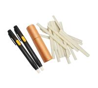 ALCXAZS Feutre à craie pour tailleur : outil indispensable pour un marquage précis des tissus en couture et bricolage. Feutre à craie pour tissu, marquage, Noir, 2 stylos avec 20 recharges