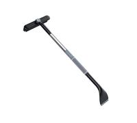 ALCXAZS Grattoir de fenêtre à dégivrage, Outil de déneigement et Glace en Toute sécurité, grattoir à Neige avec Brosse, Accessoires d'hiver Extensibles pour Voiture, Gris(