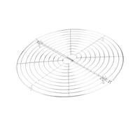 ALCXAZS Grille de refroidissement ronde antiadhésive, idéale pour les pâtisseries, pizzas et pains. Support en acier au carbone, plaque à biscuits, moule à génoise, moule tartes, rond, pliable et