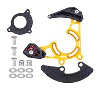 ALCXAZS Guide de chaîne de vélo en Alliage d'aluminium réglable VTT 32 t-38 t capteur Ensemble Cadre léger, Or