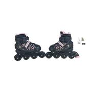ALCXAZS Hommes réglables Patins à Roues alignées Adulte Fitness Skate Enfants Patins à roulettes Flash Chaussures de Patinage pour garçons débutants, Rose/M
