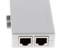 ALCXAZS Hub réseau Portable à 2 Ports avec répartiteur intégré, conçu pour Une Installation Facile et des Performances optimales dans Divers environnements. Boîtier de Commutation réseau à