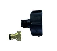 ALCXAZS IBC Tonnes Réservoir d'eau Connecteurs de Mamelon en Laiton Barils S60x6 Adaptateur Tuyau Jardinage Irrigation Pièces de Rechange, Cuivre 3/4"