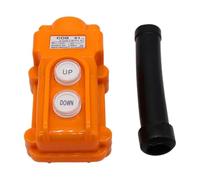 ALCXAZS Interrupteur à bouton-poussoir pour palan de grue portable, accessoire pour poste de commande grue industriel extérieur, résistant à la poussière. Cet interrupteur bouton-poussoir convient