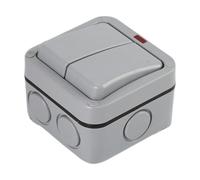 ALCXAZS Interrupteur extérieur haute fiabilité, résistant Pour aux intempéries et à la poussière, pour jardin, cour, chambre froide, etc.