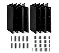 ALCXAZS Jardinière surélevée en bois, 4 pièces, décorative, robuste et durable, idéale pour les fleurs, les légumes et les jardinières, ensemble de 8 pièces